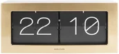 Zegary - Karlsson Zegar stołowo/ścienny Flip Clock Boxed XL gold by KA5642GD - miniaturka - grafika 1