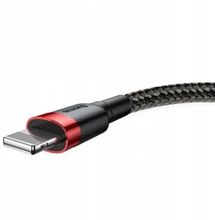 Baseus Cafule Cable Kabel połączeniowy USB do Lightning 2.4 A 0.5 m czerwony/czarny) 10_13699 - Kable USB - miniaturka - grafika 3