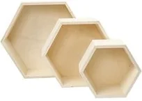 Creativ Company A S Pudełka, Sześciokąty - Decoupage - miniaturka - grafika 3