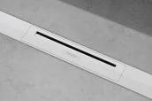Odpływy liniowe - Hansgrohe Hansgrohe RainDrain Flex Odpływ liniowy 120 cm biały mat 56047700 - miniaturka - grafika 1