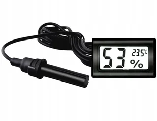 Higrometr Termometr Wilgotnościomierz Miernik 2w1 - Akcesoria do terrarium - miniaturka - grafika 2