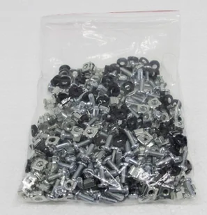 Sabaj-System Śruby montażowe Rack M6 16mm zestaw z nakrętka podkładką i śrubą 100 sztuk SR-100 SR-100 - Akcesoria do szaf serwerowych - miniaturka - grafika 2