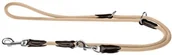 Artykuły szkoleniowe - Hunter regulowany Freestyle smycz dla psa, Tau, beżowy - miniaturka - grafika 1