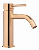 Baterie umywalkowe - Paffoni Light Bateria umywalkowa z korkiem klik klak różowe złoto LIG071KROSE - miniaturka - grafika 1