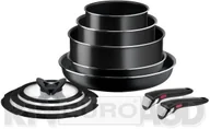 Zestawy garnków i patelni - Tefal Ingenio Easy Cook & Clean 10 elementów - miniaturka - grafika 1