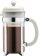 Zaparzacze i kawiarki - Bodum Caffettiera zaparzacz do kawy typu French Press z filtrem stałym ze stali szlachetnej, kremowy, 1 l 1918-913 - miniaturka - grafika 1