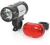 Lampki rowerowe - XLC Oberon zestaw świeczek ze świecznikiem, czarna, 10 x 5 x 3 cm 2500218500 - miniaturka - grafika 1