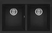 Zlewozmywaki - Elleci QUADRA 350 nero G40 GRANITEK (LGQ35040) - miniaturka - grafika 1