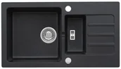 Zlewozmywaki - AXIS MALIBU 80 | Mocna czerń - miniaturka - grafika 1