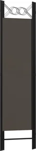 vidaXL Parawan 3-panelowy, antracytowy, 120 x 180 cm vidaXL - Parawany - miniaturka - grafika 4