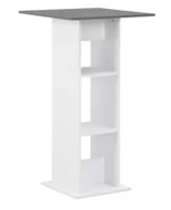 Stoły ogrodowe - Stolik barowy kuchenny biało szary E5-F35 - miniaturka - grafika 1