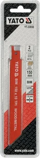 YATO BRZESZCZOTY DO METALU I DREWNA BIM 150MM 10TPI 2SZT YT-33930 - Piły ręczne - miniaturka - grafika 2