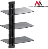 Uchwyty do telewizora - Maclean Uchwyt półka do DVD potrójna MC-664 8kg MC-664 - miniaturka - grafika 1