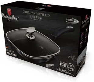 Berlinger Haus Lumarko Patelnia Grillowa Bh-6909 Carbon Pro BH-6909 Kinghoff - Patelnie - miniaturka - grafika 6
