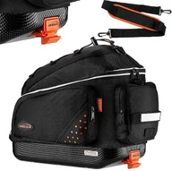 Sakwy rowerowe - IBERA Sakwa na bagażnik Pakrak Commuter IB-BA11, czarna - miniaturka - grafika 1