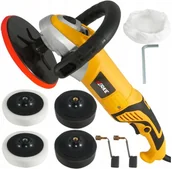 Szlifierki i polerki - VERKE 1400W 180mm soft start futro - miniaturka - grafika 1