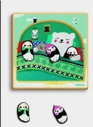 Djeco Drewniana układanka warstwowa Igloo - Układanki dla dzieci - miniaturka - grafika 2
