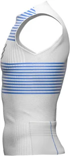 Compressport Triathlonowa koszulka kompresyjna TRI POSTURAL TANK TOP czarno-czerwona - Koszulki sportowe męskie - miniaturka - grafika 7