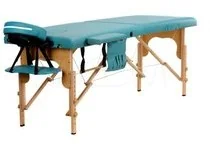 BODYFIT Łóżko do masażu 2 segmentowe BODYFIT, turkusowe, 216x82 cm - Łóżka - miniaturka - grafika 2