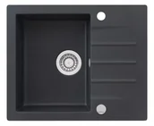 Zlewozmywaki - AXIS Zlewozmywak Granitowy MOJITO 20 czarny metalik (60) mojito20cm - miniaturka - grafika 1