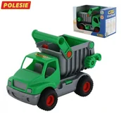 Samochody i pojazdy dla dzieci - Polesie Poland ConsTruck Samochód-wywrotka zielony - miniaturka - grafika 1