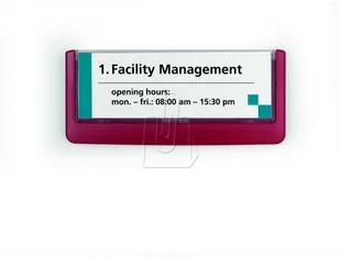 Durable Tabliczka informacyjna Click Sign Durable 149mm x 52,5mm granatowa 486007 - Dekoracje domu - miniaturka - grafika 21