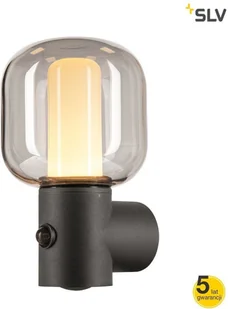 Spotline SLV OVALISK WL Sensor zewnętrzna oprawa ścienna LED kolor antracytowy przełącznik CCT 3000/4000 K 1004679 - Lampy ogrodowe - miniaturka - grafika 5