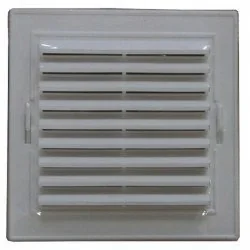 Parkanex Skośna Plastikowa 14*14CM Biała - Kratki wentylacyjne - miniaturka - grafika 3