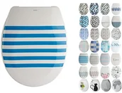 Deski sedesowe - MSV deska sedesowa Deauville ze Duroplast z mechanizmem cichego domykania Softclose, plastik, blau, 30 x 20 x 15 cm 141735 - miniaturka - grafika 1