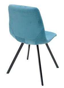 109 10967509 Krzesło do jadalni Haga Retro turkusowe sztruks 67509-uniw - Krzesła i taborety kosmetyczne - miniaturka - grafika 4