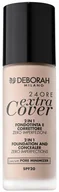 Podkłady do twarzy - Deborah MILANO Milano - 24ORE Extra Cover - 2 IN 1 FOUNDATION AND CONCEALER - Podkład do twarzy 2w1 - 03 DEB3 - miniaturka - grafika 1