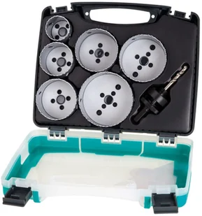 WOLFCRAFT Wolcraft Zestaw Otwornic Bi-Metal 5423000 6szt + trzpień - Otwornice - miniaturka - grafika 2