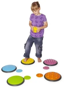 Sensoryczne Dyski Dotykowe Zestaw - Zabawki i gry sportowe - miniaturka - grafika 5