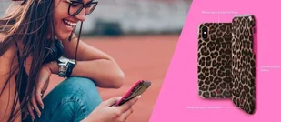 PURO Brak Glam Leopard Cover - Etui iPhone Xs / X (Leo 2) Limited edition IPCXCLEO2PNK - Etui i futerały do telefonów - miniaturka - grafika 5