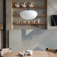 Lampy sufitowe - GUBI GUBI Stemlite lampa wisząca, czarna-chromowa - miniaturka - grafika 1