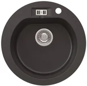 Zlewozmywaki - AXIS MALIBU 10 czarny - miniaturka - grafika 1
