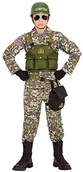 Stroje karnawałowe - Widmann Widmann 96849 kostium dziecięcy żołnierz, chłopcy, zielony/brązowy/beżowy 96849 - miniaturka - grafika 1
