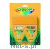 Crayola Zestaw Kredy białej i kolorowej 98268 - Przybory szkolne - miniaturka - grafika 3