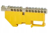 Inne akcesoria elektryczne - Listwa zaciskowa 11-modułowa 11x16mm2, 1x35mm2-żół - miniaturka - grafika 1