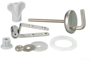 WENKO Elementy montażowe do desek sedesowych stal nierdzewna, 15 mm 290219100 - Deski sedesowe - miniaturka - grafika 2