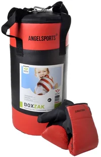 Van der Meulen Angel Sports Worek treningowy z rękawicami, 704040 704040 - Worki treningowe - miniaturka - grafika 2