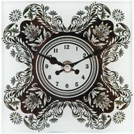 Zegary - Clayre & Eef DEKORACYJNY ZEGAR STOJĄCY - Black & White Ornament 6KL0390 - miniaturka - grafika 1