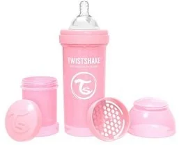 Vital Innovations bidon Twist Shake Anti-kolka, 260 ML  Rosa (78255) - Shakery i bidony sportowe - miniaturka - grafika 3