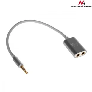 Maclean MCTV-580 Kabel adapter rozdzielacz 3,5mm słuchawki i mikrofon - Adaptery i przejściówki - miniaturka - grafika 2
