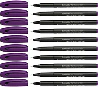 Cienkopisy - Schneider Topliner 967 cienkopisy (grubość kreski 0,4 mm) 10 sztuk fioletowy P196708x10 - miniaturka - grafika 1