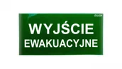 Tablice BHP - AWEX Piktogram 150x300mm wyjście ewakuacyjne PD21 PD21 - miniaturka - grafika 1