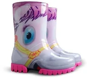 Buty dla dziewczynek - Demar Kalosze dziecięce TWISTER PRINT HA (20-27) - Mała 0036HA - miniaturka - grafika 1
