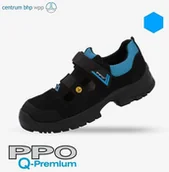 Obuwie robocze - PPO Strzelce Opolskie SANDAŁY BEZPIECZNE Z NIEMETALOWYM PODNOSKIEM I NIEMETALOWĄ WKŁADKĄ ANTYPRZEBICIOWĄ MODEL Q2LG, PN-EN ISO 20345, S3, SRC, ESD - miniaturka - grafika 1