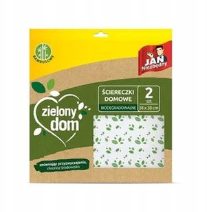 Jan Niezbędny Ściereczki Domowe A'2 Zielony Dom - Ściereczki, gąbki, czyściki - miniaturka - grafika 3