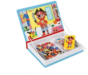 Janod Magnetyczna układanka Kostiumy Chłopiec Magnetibook, solution_bc3700217327194 - Układanki dla dzieci - miniaturka - grafika 7